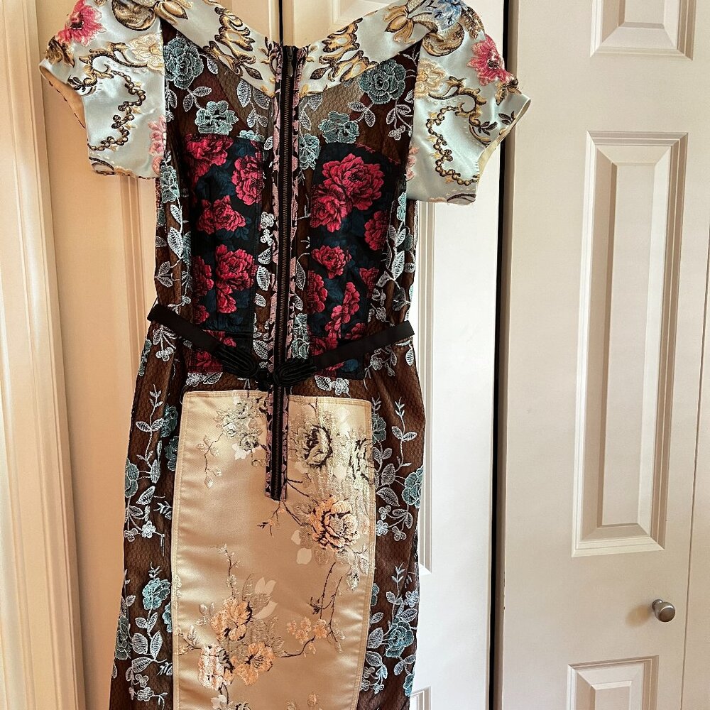 Floral tapestry Dress from Anthropologie